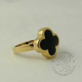 Van Cleef & Arpels Ring Pure Alhambra Onyx