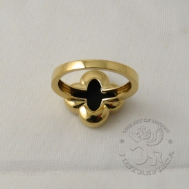 Van Cleef & Arpels Ring Pure Alhambra Onyx