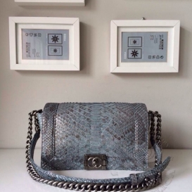 Chanel Boy Python 25 cm