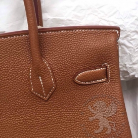 Hermes Birkin Togo 30cm Light Brown