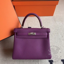 Hermes Kelly Togo 25cm Anemone P9