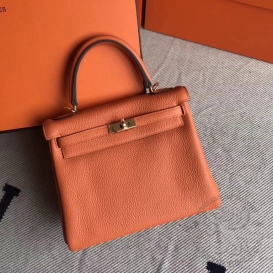 Hermes Kelly Togo 25cm 93 Orange