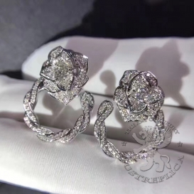 Piaget Earrings Rose 164D