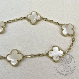 Van Cleef Arpels Bracelet Vintage Alhambra 5 motifs MOP