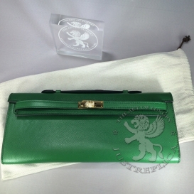Hermes Kelly Cut Epsom Green