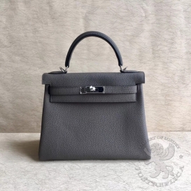 Hermes Kelly Togo 25cm 88 Graphite