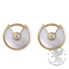 CARTIER Earrings Amulette de Cartier MOP 2D XS