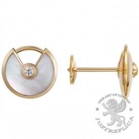 CARTIER Earrings Amulette de Cartier MOP 2D XS
