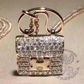 Hermes Necklace Constance Amulette pendant
