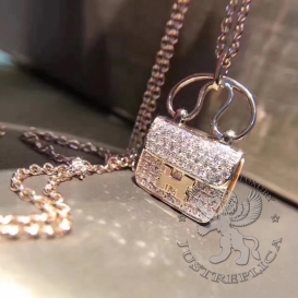 Hermes Necklace Constance Amulette pendant
