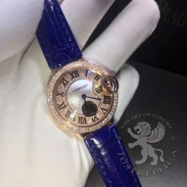CARTIER Watch Ballon Bleu de Cartier with Diamonds