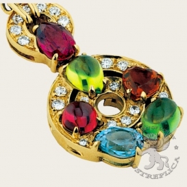 Bulgari Necklace Astrale Gemstones small 