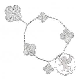 Van Cleef Arpels Bracelet Magic Alhambra 5 motifs 161D