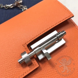 Hermes Verrou Epsom 19cm Orange 93