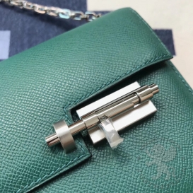 Hermes Verrou Epsom 19cm Malachite Z6