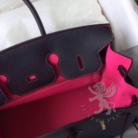 Hermes Birkin Togo 30cm Bi-color Black