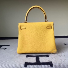 Hermes Kelly Togo 25cm 2G Maize Yellow