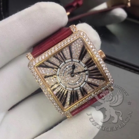 Franck Muller Watch Master Square pave Diamonds
