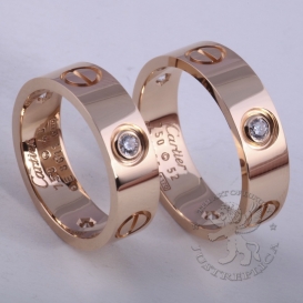 CARTIER Ring Love 3 Diamonds