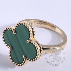 Van Cleef & Arpels Ring Alhambra Malachite