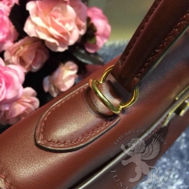 Hermes Kelly Lakis 32cm Brown