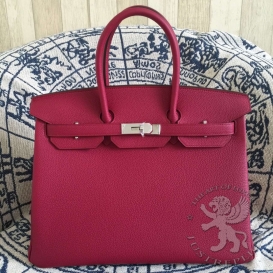 Hermes Birkin Togo 35cm Rubis B5