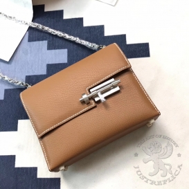 Hermes Verrou Epsom 19cm Gold 37