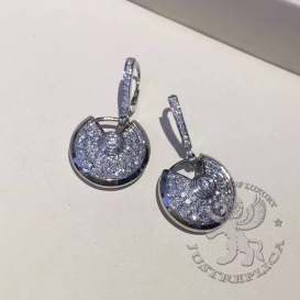 CARTIER Earrings Amulette de Cartier 104D 