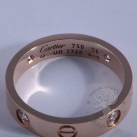 CARTIER Ring Love 4 diamonds