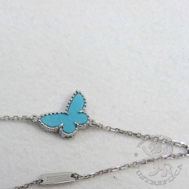 Van Cleef Arpels Bracelet Sweet Alhambra Butterfly Turquoise