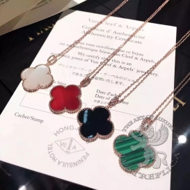 Van Cleef Arpels Necklace Magic Alhambra Carnelian 