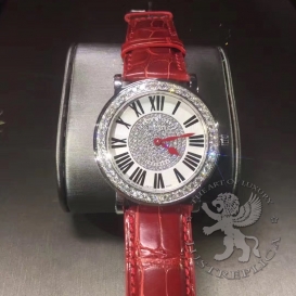 Franck Muller Watch Infinity Round 8038 QZ D CD pave Diamonds