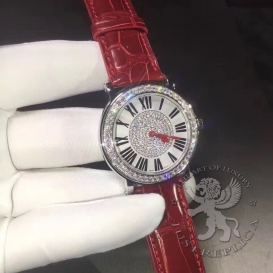 Franck Muller Watch Infinity Round 8038 QZ D CD pave Diamonds
