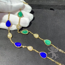 Boucheron Bracelet Serpent Boheme 5 motifs Malachite 16D