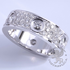 CARTIER Ring Love 6 main 66 small Diamonds