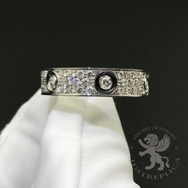 CARTIER Ring Love 6 main 66 small Diamonds