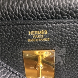 Hermes Kelly Togo 32cm MS Black