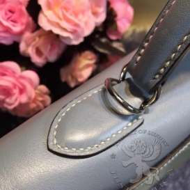 Hermes Kelly Lakis 35cm Blue Lin