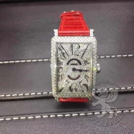 Franck Muller Watch Long Island 952 QZ D CD pave Diamonds