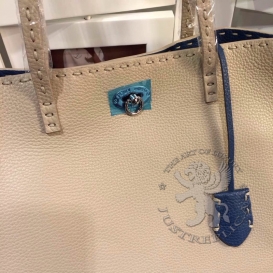 Fendi Carla Selleria Tote Medium 36cm Beige