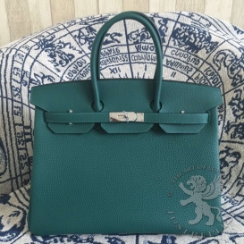 Hermes Birkin Togo 35cm Malachite Z6