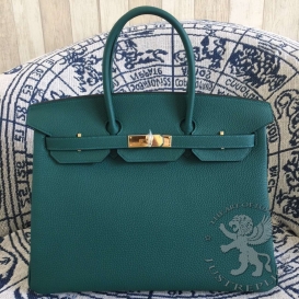 Hermes Birkin Togo 35cm Malachite Z6