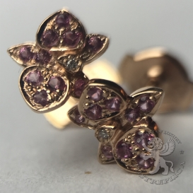 CARTIER Earrings Caresse dOrchidees
