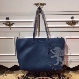 Fendi Carla Selleria Tote Medium 36cm Blue