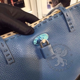 Fendi Carla Selleria Tote Medium 36cm Blue