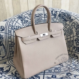 Hermes Birkin Togo 35cm Gris Tourterelle 81