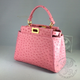 Fendi Peekaboo 23cm Ostrich MS