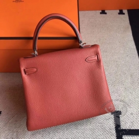 Hermes Kelly Togo 25cm 6C Cuivre