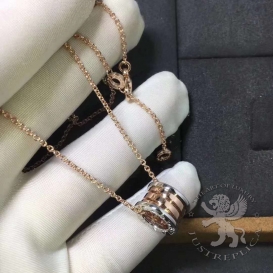 Bulgari Necklace B.zero1 2 golds