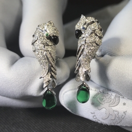 CARTIER Earrings Les Oiseaux Liberes 370D